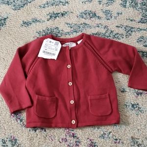 6-9 month zara cardigan